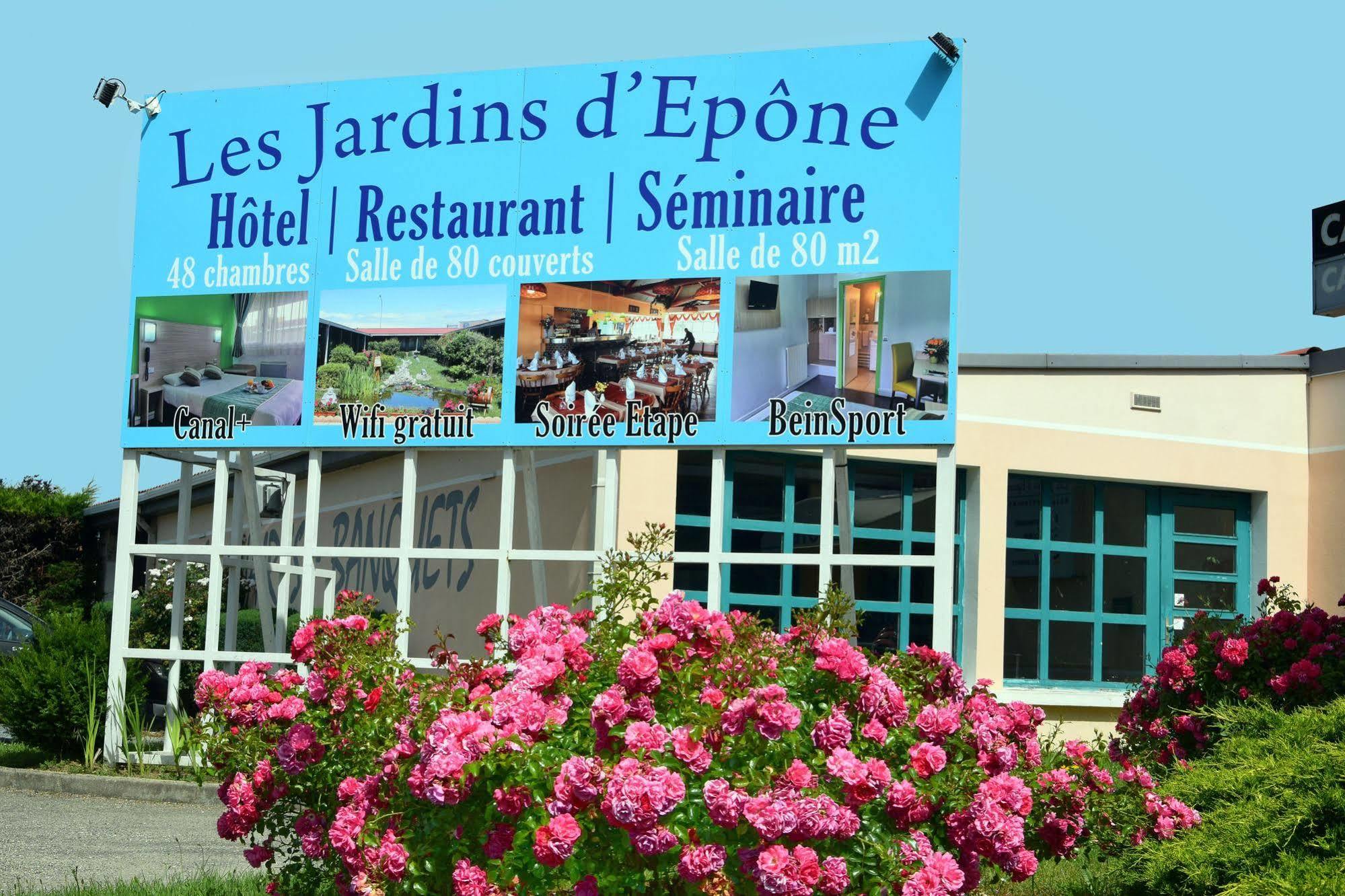 Hotel Restaurant Les Jardins D'Epone Экстерьер фото